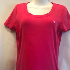 Ralph Lauren Medium Round-Neck Women Pink T-Shirt